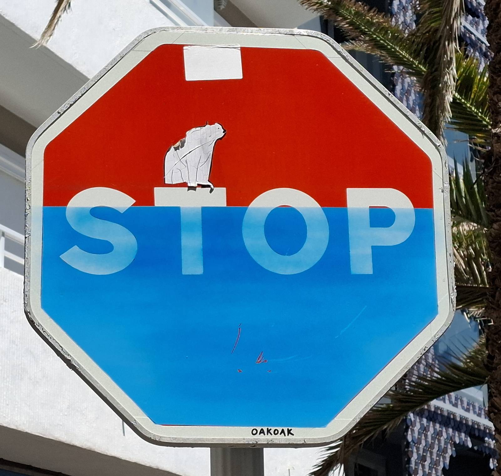 Oakoak&mdash;Stop global warming